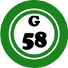 G 58 G58 Bingo Ball - 3 Pack Circle Stickers