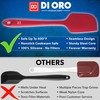 DI ORO Silicone Spatula Set - Rubber Kitchen Spatulas for