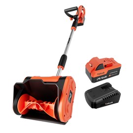 VOLTASK VOLTASK Cordless Snow Shovel - 24V | 11-Inch | 4-Ah Cordless Snow Blower, Battery Snow Blower with Adjustable Front Handle (4-Ah Battery & Quick Charger Included)