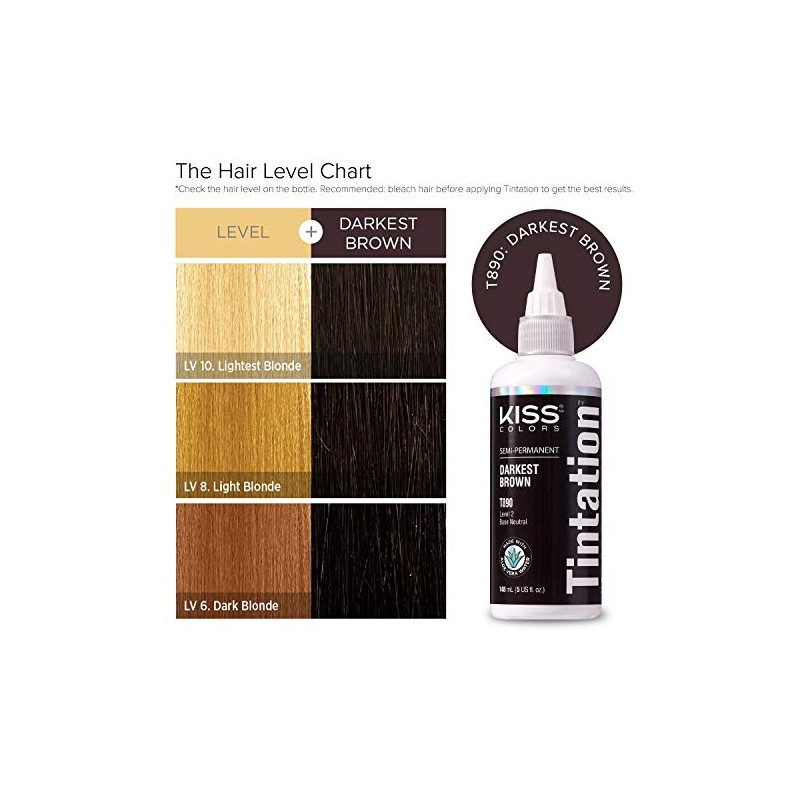 Red by Kiss Tinte Semipermanente Para El Cabello Tintation, A