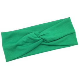 Elastic Headband Hair Band Stretchy Running Sweatband Fashion Headwear, Green