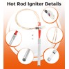 Upgraded 16801-20B Hot Rod Igniter Kit ?200W 120V, 1,200癋 High-Temp