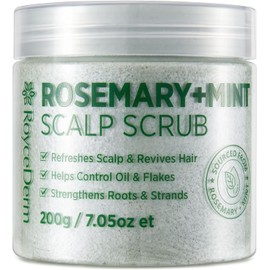 RoyceDerm Rosemary Mint Scalp Scrub for Oily, Flaky & Itchy Scalp