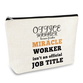 Boss Leader Gifts for Women Makeup Bag Office Manager Gifts Boss Lady Gift Manager Appreciation Gifts Boss Day Christmas Thanksgiving Birthday Gifts for Boss Mentor Female Going Away Gift Cosmetic Bag