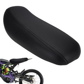 JFG RACING Sur Ron Seat Cushion Third Generation Sur-Ron Waterproof Wide and Thicken Seat Stylish Seat Carbon Fiber Pattern for Surron Light Bee S/X Electric Dirt Bike Black F1117200411