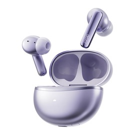 QCY MeloBuds N70 Wireless Earbuds Noise Cancelling 56dB Noise Reduction MEMS Driver 47 Hours Playtime Purple
