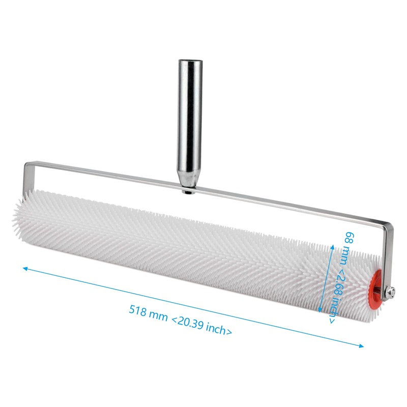 SEHOI 2 Pack 19 Inches Spiked Screeding Compound Roller, Self-Leveling