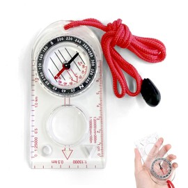 Compass Navigation, Portable Hiking Compass for Navigation, Lightweight Outdoor Compass for Camping Hiking Trekking and Any Other Outdoor Activity