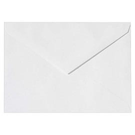 Ideen mit Herz Envelopes DIN C6 11.4 x 16.2 cm White Gummed with Pointed Flap Pack of 100 | High Quality 100 g/m² | Envelopes for Greeting Cards, Invitations, Birthday Cards