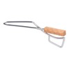 Log Tongs Beech Wood Handle Stainless Steel Clamp High Temperature