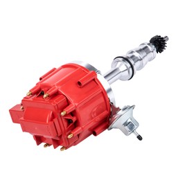 LaMulaAuto HEI Distributor LaMulaAuto Compatible with Big Block Ford FE V8 352 360 390 406 410 427 428, One-Wire Installation, 65k Coil 7,500 RPM