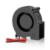 GDSTIME 75mm x 30mm Blower 12V Dual Ball Bearing Centrifugal