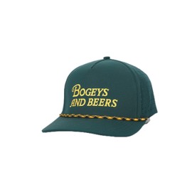 Bogeys and Beers Cooling Performance Golf Hat | Adjustable and Breathable | Funny Golf Hat Green