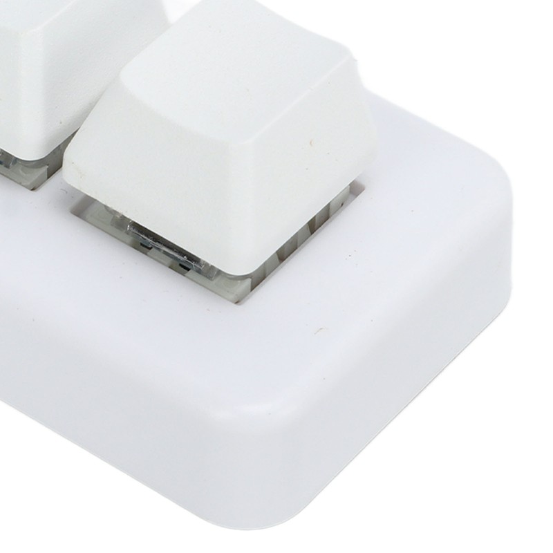 White Mini 3 Key Keypad ABS Bluetooth Receiver USB Comfortable