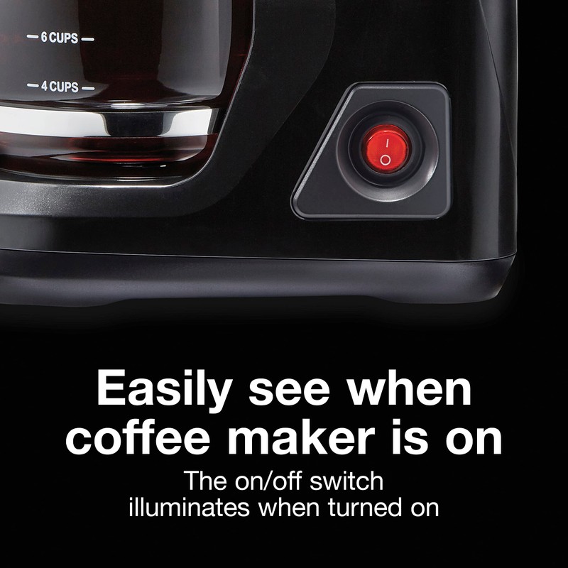 Proctor Silex FrontFill Drip Coffee Maker, 12 Cup Glass Carafe,