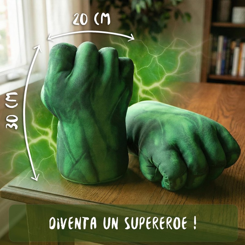 Guanti da Boxe giganti di Hulk | Supereroi | Giocattoli