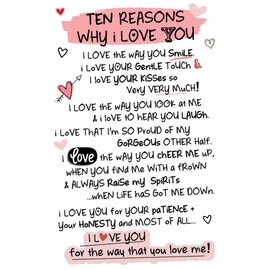INSPIRED WORDS KEEPSAKES - TEN REASONS WHY I LOVE YOU