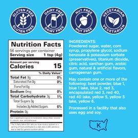 Satin Ice Blue Cookie Icing - 8oz - Bottle