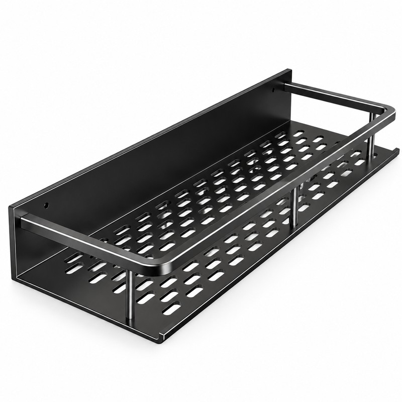 Wall Mounted Aluminum Storage Shelf for Kitchen & Bathroom –