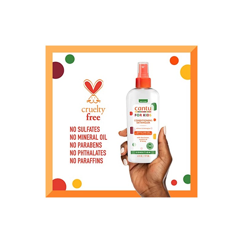 Cantu Care for Kids Conditioning Detangler, 6 fl oz (Pack