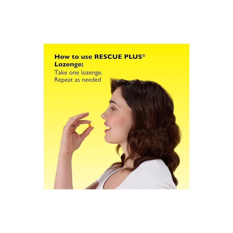 Rescue Plus Clarity & Composure B Vitamin Lozenges, Sugar Free