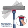 DSV Standard Professional Window Squeegee | 2-in-1 Window Cleaner Sponge