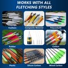 Fletching Glue 100g, Heavy Duty Arrow Glue Kit for Carbon,