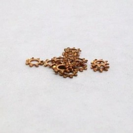 Unbranded/Generic NEW 100 PACK #6 EXTERNAL TOOTH LOCK WASHER SILICON BRONZE FREE SHIP NH