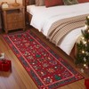 Rugcomf Christmas Runner Rug Washable Christmas Kitchen Rugs 2x6 Runner