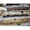 Unbranded 4 Pack N Scale 1:160 M1A1 Abrams MBT- US