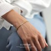 LUXSTAR Bracelet, Snake Chain, Thin, Hypoallergenic, Stainless Steel, Men's, Women's,