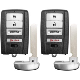 2 BexKeyless New Replacement Remote Car Key Fob fits KR5V1X 313.8MHZ Chip47 Honda Acura 2016-2018 ILX RLX RDX/2015-2017 TLX/2014-2019 MDX/2016-2018 HR-V