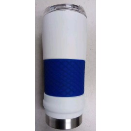 Logo Brands New York Islanders Stainless Steel, Powder Coat Tumbler 18 Oz White/blue