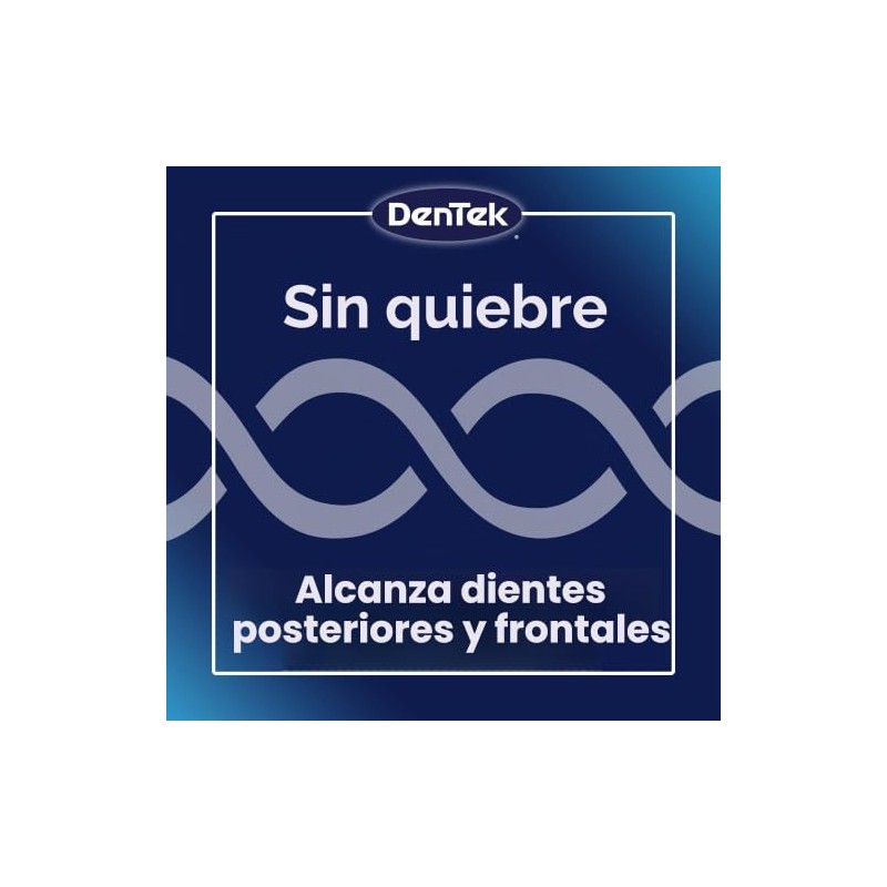 DenTek Complete Clean Floss Picks 4X Clean Removes Plaque Food,
