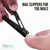 Fixbee Nail Clippers Set - Precision Toe Nail Clippers for