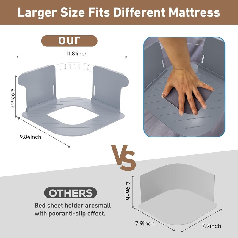 Lock Sheet Holders Keep Sheets Tight Heavy Duty Bed Sheet