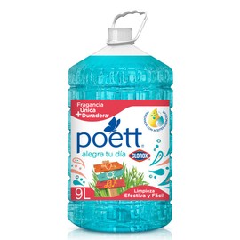 Limpiador Multiusos Aromatizante Poett Alegra tu Día 9 L