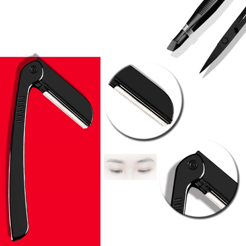 18PCS Nail Clippers Set Black Stainless Steel Portable High Strength