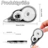 Uonekamo Tippex Roller Mini Correction Tape Set, 12 m x