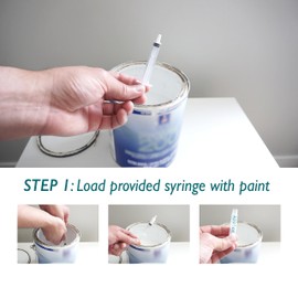 Spotee Fillable Paint Pen Applicator 6PCS For Touch-ups, Painting Walls, Blemished Surfaces - 6 Count, 1 Pack