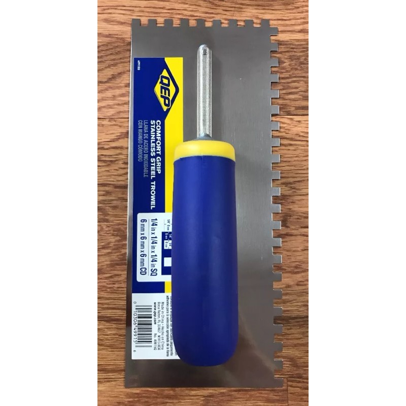 QEP 11" Tile Flooring Trowel for Schluter DITRA-XL 1/4" x