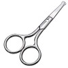 AsonTao Small Round Tip Nose Hair Scissors, Professional Grooming Scissors