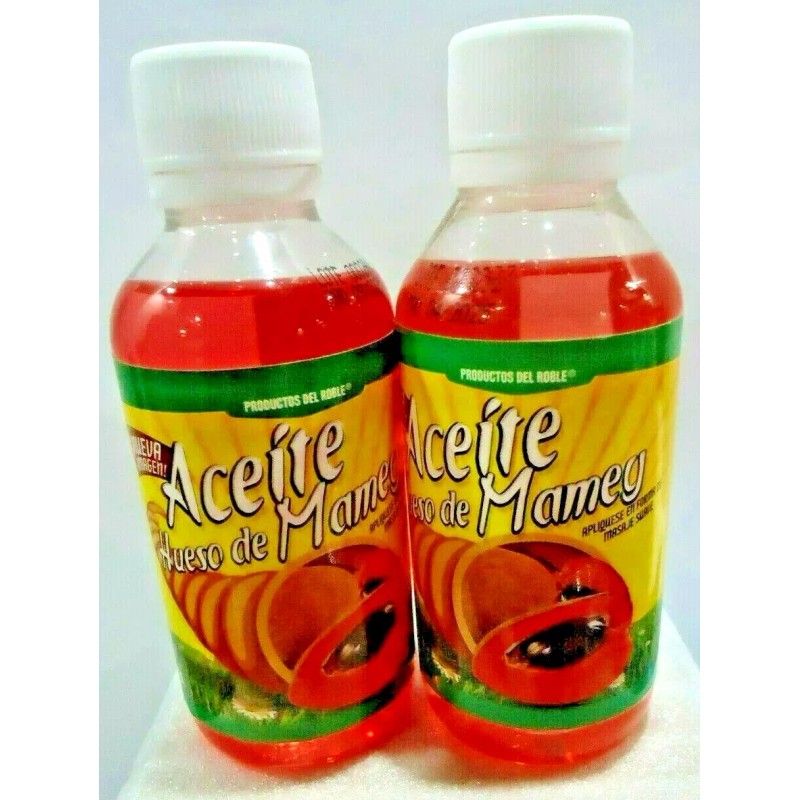 Del Roble 2x Mamey Bone Oil 100% Natural Aceite Hueso