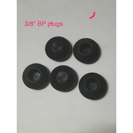 BP-3/8" 0.375 inch Recessed Mount Black Plastic Body and Sheet Metal Hole Plug Qty 50 PDR Paintless Dent Repair
