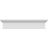 Ekena Millwork CRH07X30BT Crosshead, 30" Bottom Width x 34" Top