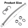 Flexible Waste Pipe, Universal Sink Drain Pipe Adjustable Drain Hose