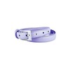 Biagiotti Women's Genuine Leather Thin Belt with Box, Violet 2