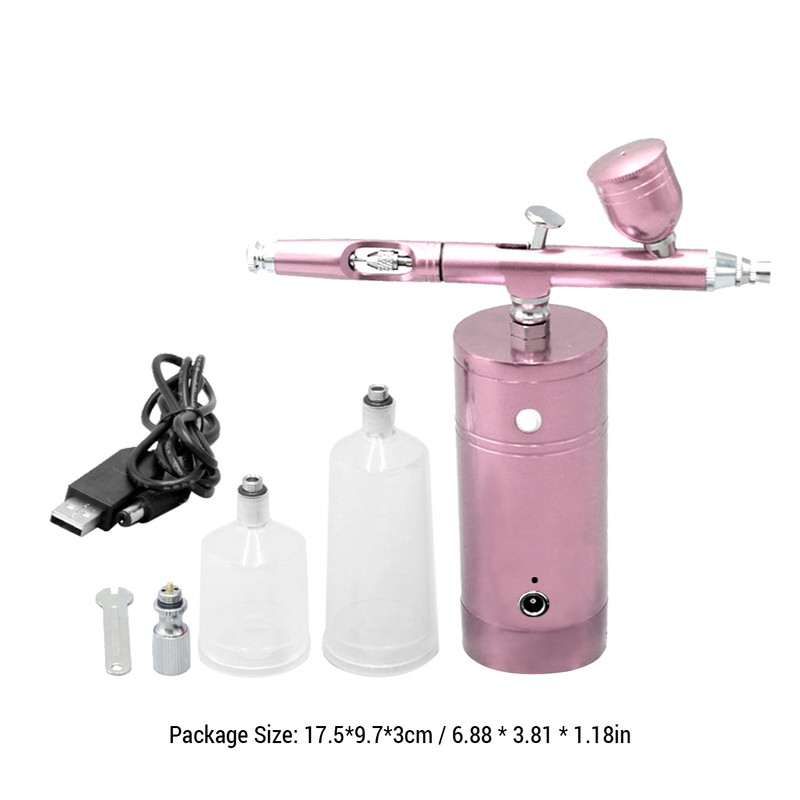 Rechargeable USB Airbrush Kit Portable Airbrush Compressor Spray Pump Handheld