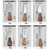 Cheese Knives Set, 6-Piece Stainless Steel Cheese Knife Collection with