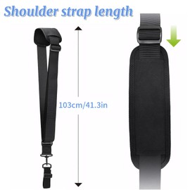 MAEXUS Carrying Strap Brushcutter, Universal Adjustable Brush Cutter Shoulder Strap, Grass Trimmer Strap, Nylon Brush Cutter Strap, with Soft Shoulder Pads, Gardening Accessories, Brush Cutter Strap